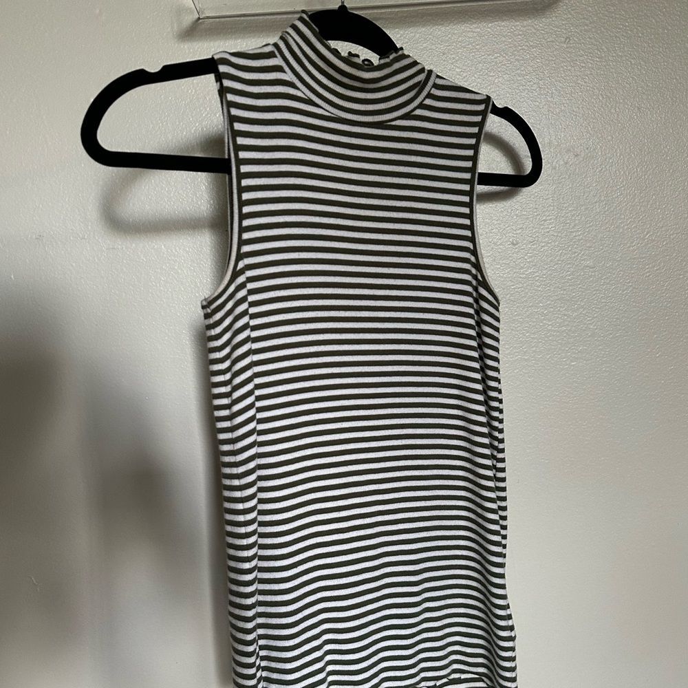 Gap Mock Neck Ribbed Tank Top XS